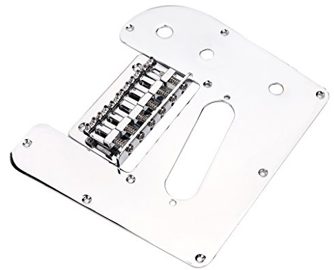 Harilla Chrome Electric LAP Steel Guitar Control Plate W/Bridge Set