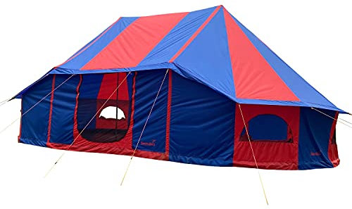 Skandika Eventzelt Morsom für bis zu 22 Personen | Großes Partyzelt mit eingenähtem Zeltboden, Tipi, 8 x 5 m, 3,5 m Stehhöhe, wasserdicht | Zelt für Camping, Veranstaltungen, Partys, Festzelt