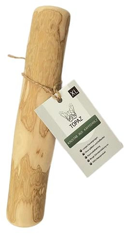 TOPAZ® Kaffeeholz Kauholz - XL Kaustange natürliches Kauspielzeug für Hunde von 20-30 kg