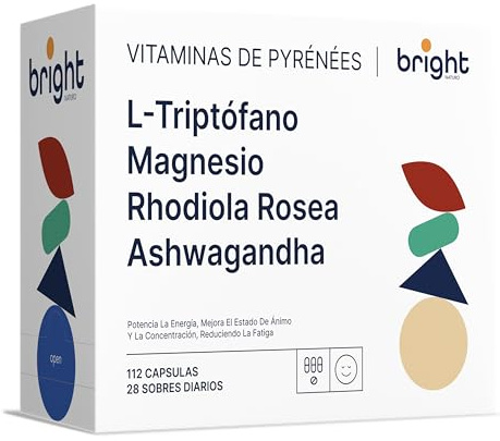 Tryptofan, Magnesium, Rhodiola Rosea, Ashwagandha - SmartAbsorb™ | för sömn, nervsystem och energi | 28 dagliga påsar