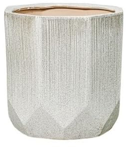UsmAsk Blumentopf für Wohnzimmer, vom Boden bis zur Decke, Keramik, extragroß, Balkon, Innenhof, zum Pflanzen von großen Pflanzen im Topf, Zimmerpflanzen, Sukkulenten, Blumen (Größe: M) (L)