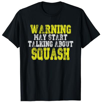 Squash Trainer Lustiger Squash Spruch Squash Spieler T-Shirt
