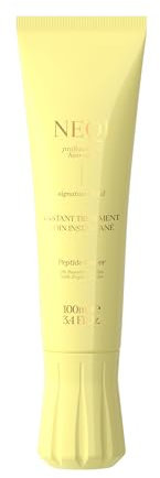 NEQI - Treatment Treasure Peptide Power - Maschera intensiva 3 min per capelli colorati & danneggiati - Con tripli peptidi & Smooth Complex - Antirottura - 100 ml