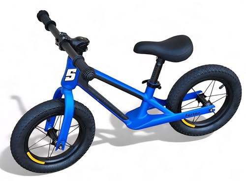 Fortoo Draisienne Enfants,en Alliage de Magnésium-Leger,Durable et Sécurisé-Guidon en Aluminium-Roue Wanda avec Chambre a air-pour Enfants 2-6ans (Bleu)