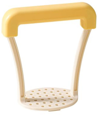 Machacador de patatas para puré | Ayudante de cocina para triturar, quince centímetros Mango antideslizante Utensilio de cocina para presionar aguacate y