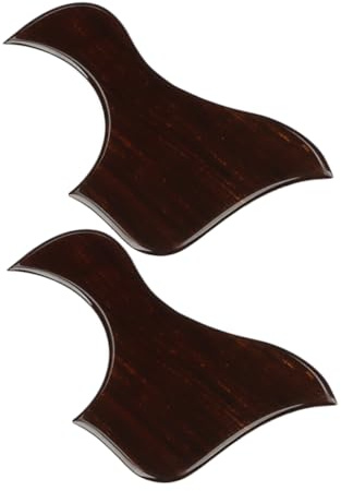 ibasenice 2stücke Schlagbrett für Westerngitarre Selbstklebendes Gitarren-schlagbrett Schutzplatte für Akustikgitarre Dekoratives Pickguard Ersatz-schlagbrett für Gitarren