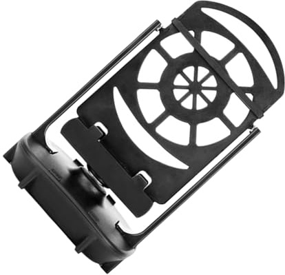 ERINGOGO Contapassi Silenzioso Supporto per Telefono Doppio, Dispositivo Oscillante per Cellulari, Accessorio per Camminata Automatica, Compatibile per Uso Quotidiano, Colore Nero Elegante