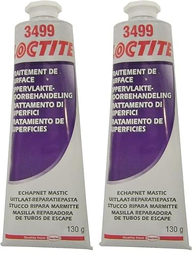 Loctite 026033 3499 Echapnet Kit Réparation, 130 g, Blanc (Lot de 2)