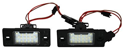v-030608 numero luci targa 18 LED E4 12 V