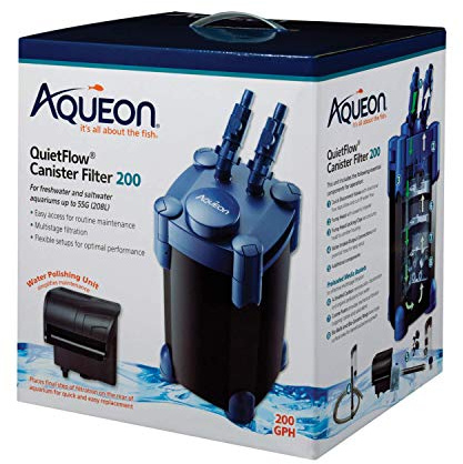 Aqueon QuietFlow Canister Aquarium Filter up to 55 Gallons