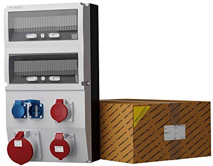 Doktorvolt Quadro Elettrico per Cantieri 63A 32A 16A 2x230V eXT 2360