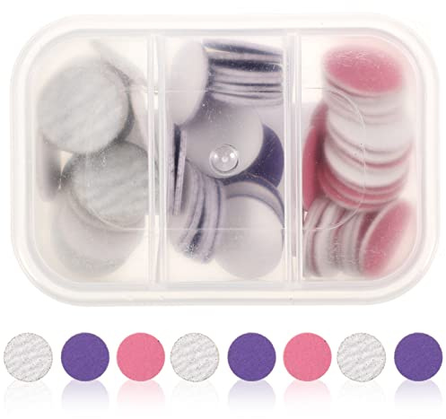 FRCOLOR 72piezas Discos de Lijado para Pedicura para Pies Almohadillas Reemplazables Eléctricas para Eliminar Callos Raspador de Uñas y Pies