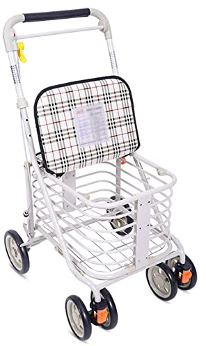 Rollators 4 roues avec siège pliant léger, marcheur de mobilité intérieure avec siège et roues, marcheurs pour personnes handicapées, déambulateur réglable pour personnes âgées