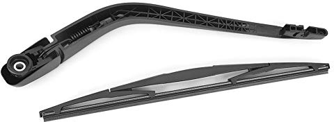 Black Rear Windshield Windscreen Wiper Arm & Blade Set Fit for Honda JAZz FIT 2002-2008