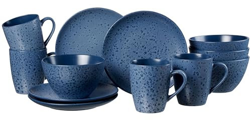 Ritzenhoff & Breker Servicio de Desayuno Kitwe Vajilla de 12 piezas Azul