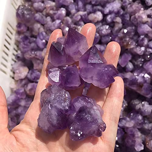 Campione guarito Ametista naturale naturale Cristallo Cristallo Riparazione Il cristallo può essere utilizzato for la decorazione domestica Regalo fai-da-te Pietra viola come regalo ( Size : 1000g )