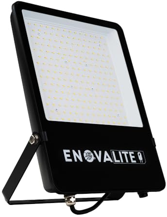 ENOVALITE 2 Stück LED Strahler außen 300W 39000lm, 4000K Neutralweiß | IP65 Außenlampe Wand, Outdoor Scheinwerfer für Wege, Haus, Garten und Hof, Flutlichtstrahler, Fluter, Spotlight