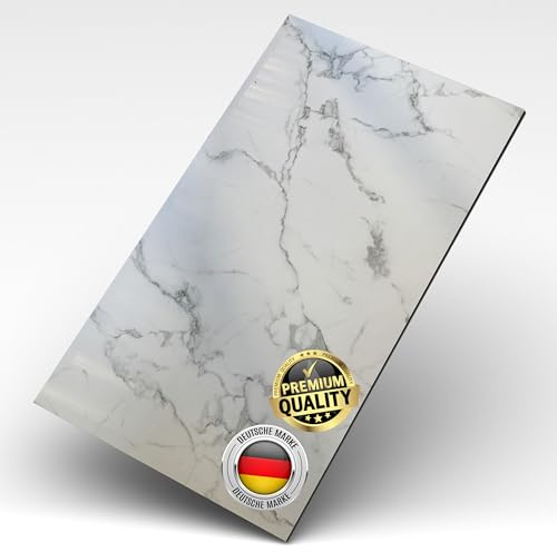 AS Country Stone Wandpaneele in Marmoroptik | 60x120 cm | 4 Stück | PVC Wandverkleidung aus Kunststoffplatten für Küche, Bad & mehr | Küchenrückwand Platte Wandpaneel | Tokio