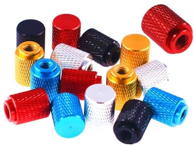 Rändelmutter, 1-10Pcs Erhöhen Eloxiertem Aluminium Rändel Schritt Flügelmuttern M3-M6(Sky blue,M5 1pcs)