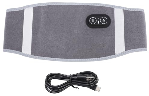Beheizter Taillengürtel, elektrisches Vibrations-Heizkissen, beheizter Rückengürtel, Bauchwärmer, Lendenwirbelstütze zur Linderung von Schmerzen im unteren Rücken,