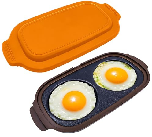 Pratico metallo silicone microonde colazione Maker doppia camera uova e carne fornello per dormitori piccole cucine silicone metallo microonde uova Maker