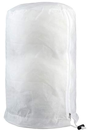 JYCRA Funda protectora para plantas de invierno, 3D, redonda, anticongelante, forro polar, con cremallera, para flores, arbustos, árboles