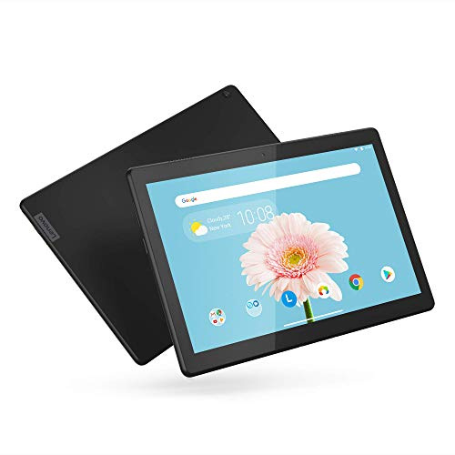 Lenovo Tab M10 HD 10.1 Tablet, Android 9.0, 16GB Storage, Quad-Core Processor, WiFi, Bluetooth, ZA4G0000US, Slate Black (Renewed)