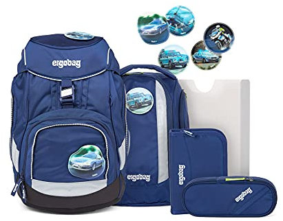 ergobag Pack Schulranzen-Set 6tlg. inkl. Klettie-Set