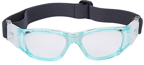 Gatuxe Occhiali da calcio, occhiali protettivi sportivi per bambini per basket, calcio, hockey e altri sport(blue)