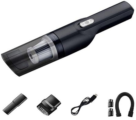 TRIBOX Handheld Wireless & Powerful Mini Vacuum - Portable, Rechargeable, Cordless, 3 in 1 Keyboard & Car Cleaner
