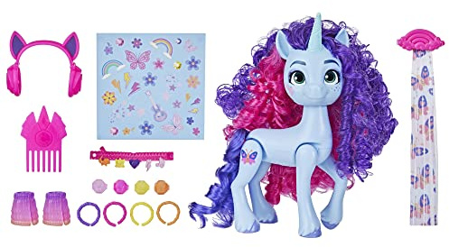 My Little Pony Spielzeug Misty Brightdawn Festival-Styling, Ponyfigur mit Accessoires