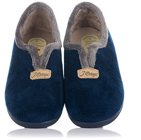 GOMEZ 1840. Zapatilla Cerrada CUÑA Mujer Marino 37