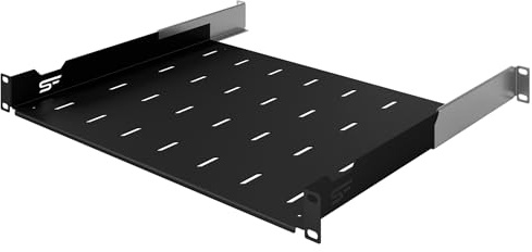 Stalflex Étagère Rack Serveur 1U Réglable - Etagere 19 Pouces pour Baie Informatique