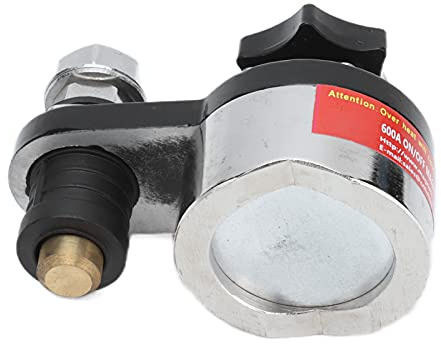 Morsetto di Terra per Saldatura Magnetica, Connettore Magnetico di Messa a Terra con Supporto Commutabile con Funzione On-off Regolabile, Adatto per la Messa a Terra di