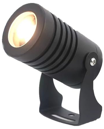 Faretto A Fascio LED Luci - Faretto Luce Da Pavimento, Luci Paesaggistiche Impermeabili IP67, Faretti A Rondella A Parete A Fascio LED A Fascio Stretto A Lunga Gittata, Per L'illuminazione(Warm White,