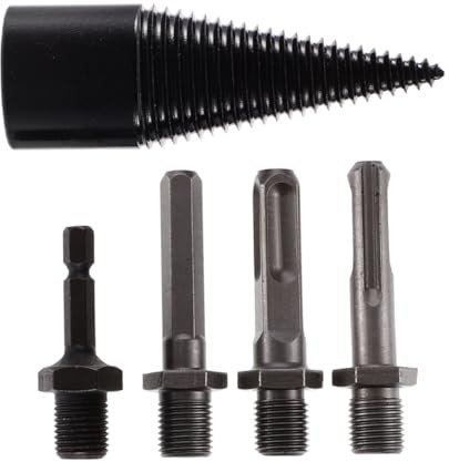 LIFKOME 5pcs Wood Splitter Drill Bits Firewood Splitter Drill Bit Firewood Multi-purpose Tool