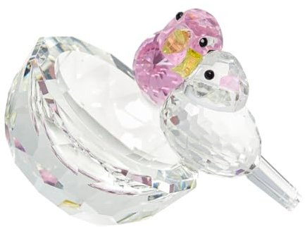 ibasenice Crystal Bird Nest Deko Romantische Miniatur Vogelhaus Ornament Für Ostern Liebevolles Design Für Büro Zuhause Und Garten Einzigartiges -Accessoire