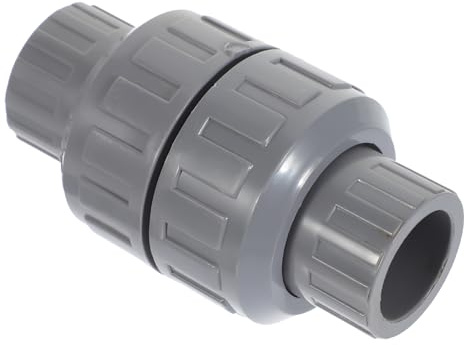 Pvc Rückschlagventil 25mm, Inline Rückflussverhinderer | Außendurchmesser 26mm, für Industrielle und Landwirtschaftliche Leitungen, Langlebige Ausführung ohne Spezialwerkzeug