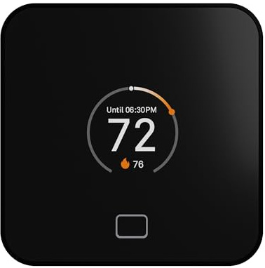 Lux TQ1 Smart Thermostat for Home, Programmable WiFi with Matter Protocol for Temperature Control, C-Wire or Power Bridge Required - Works with Apple Home and Google Home - termostato inteligente wifi