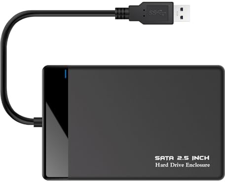 FANSHINUO USB3.0 2.5 Hard Disk Esterno Recinzione Facile Installazione Hard Drive Box Custodia di Trasferimento Dati per PC