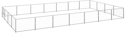 Robuster Hundezwinger aus Stahl mit abschlie?barer T¨¹r ¨C ideal f¨¹r drinnen und drau?en, bietet viel Platz und sichere Unterbringung f¨¹r Hunde
