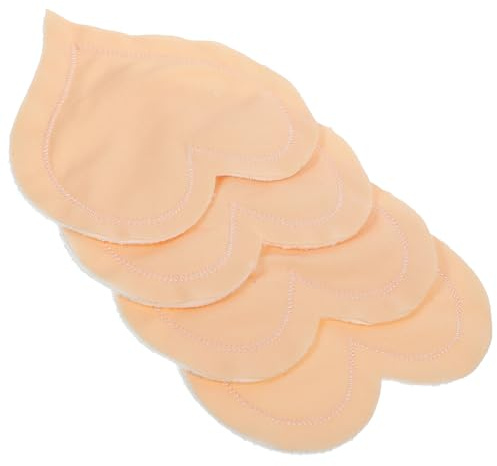 ibasenice Washable Nursing Pads Breathable and Comfortable Cloth and Velvet Breast Pads 2 Pairs for Breastfeeding Women Suitable for Daily Use