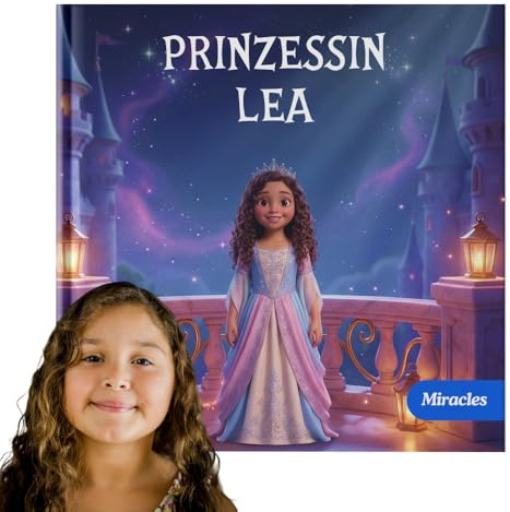 Eigenes Kind als königliche Heldin – 30 Seiten voller Magie – Individuelles Prinzessinnen-Kinderbuch mit Foto – Realistische 3D-Visualisierungen – Perfektes Geschenk für Mädchen 2–12 Jahre