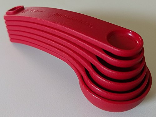 TUPPERWARE Messlöffel Set Holiday Red