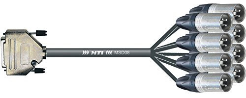 MUSIC STORE Studio Multicore/Pro 8/25-XLR 3 m/D-Sub 25 > XLR male - Cavo multicore analogico