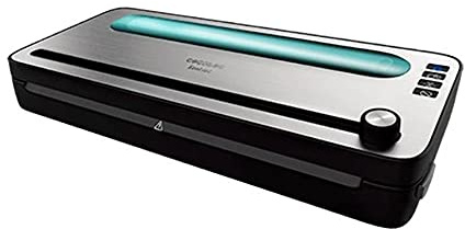 CECOTEC Foodcare Sealvac 120 Steelcut-Envasadora Al Vacío (120 W, Sistema de Envasado En 10 Seg, Presión de Vacío de 0.75 Bar, Sellado Silencioso, 2 Modos), 4256
