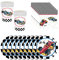 BlinBlin Racing Car Tableware, Car Theme Party Dinnerware Plates, Napkins Reusable Paper Dinner Dessert Cake Plates Kit, Party Decoration, Serves 16 Guests