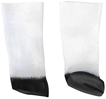 ABOOFAN Hufhandschuhe Pferdehufe Latex Tierhandschuhe 1 Paar Weiß Kostüm Zubehör für Erwachsene Bequemes Umweltfreundliches Material Cosplay Karneval Halloween Maskenball Verkleidung