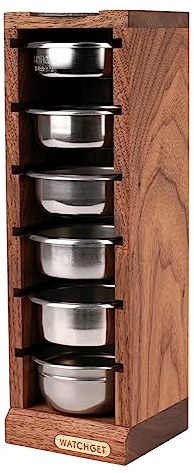 watchget 58mm Espresso Filter Basket Stand Portafilter Basket Holder Rack