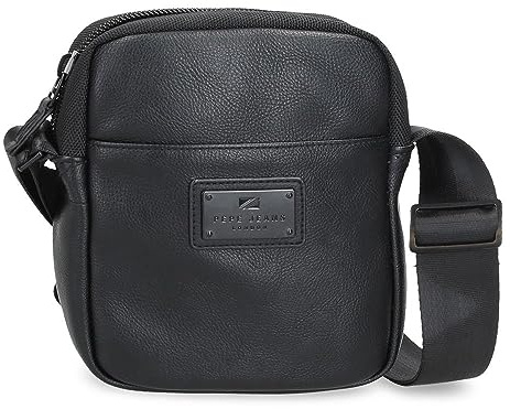Pepe Jeans Egham Umhängetaschen und Kulturbeutel schwarz, Polyester, verschiedene Größen